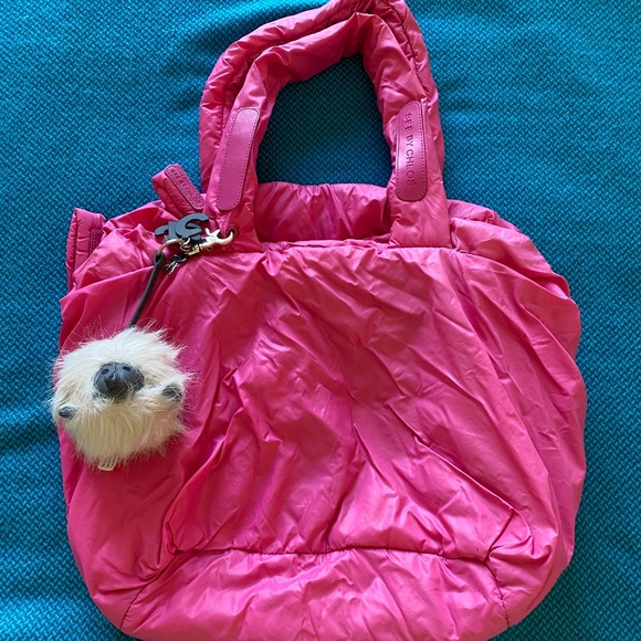 See by Chloe Joy Rider padded shell shoulder bag